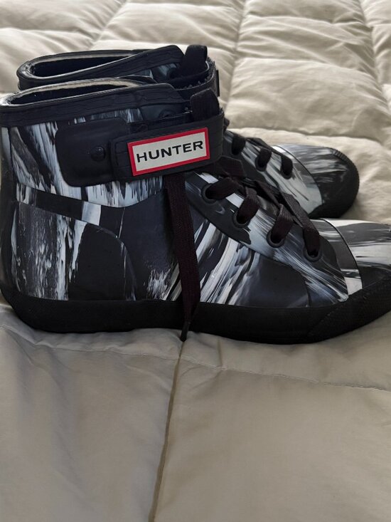 Hunter Shoes - Hunter Original Nightfall High Top Lace-Up boots Size 8